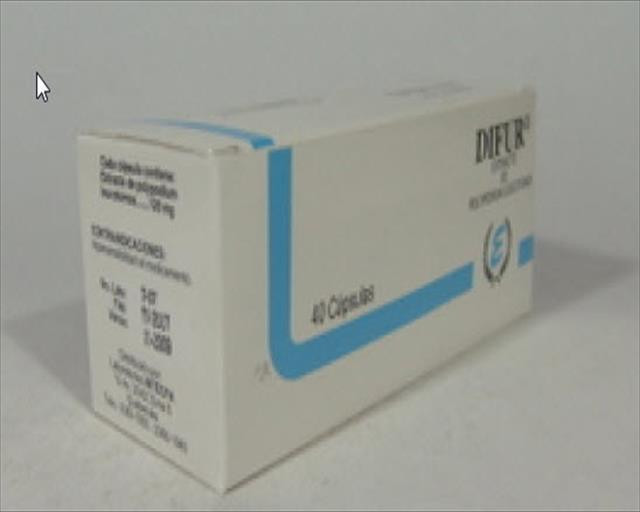 DIFUR 120MG X 40 CAPSULAS