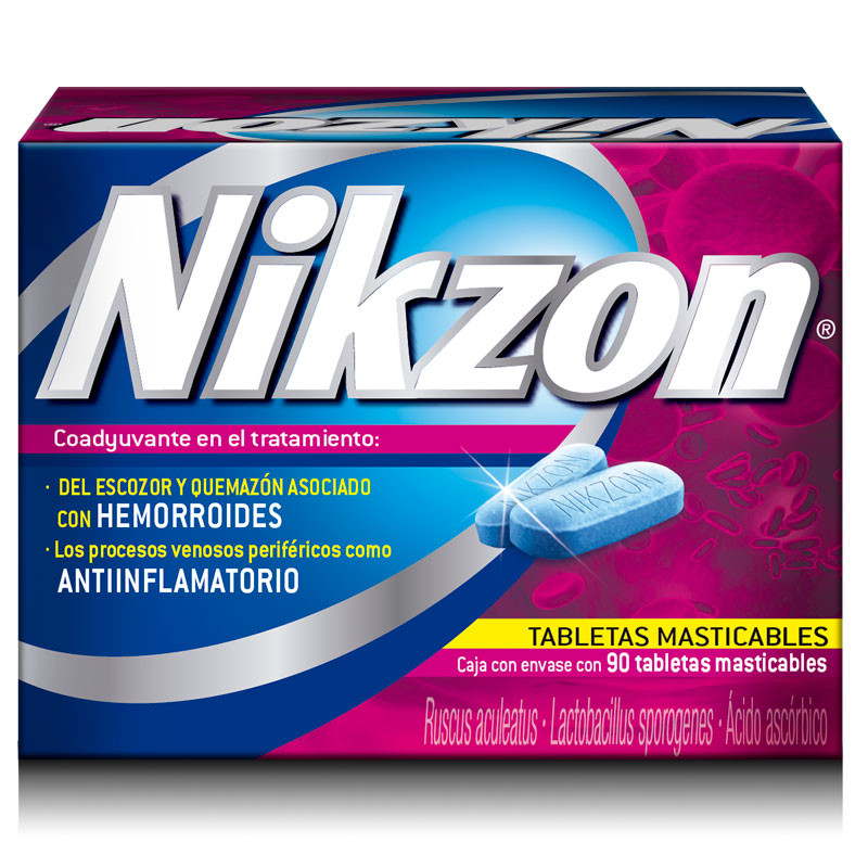 NIKZON X 90 TABLETAS MASTICABLES