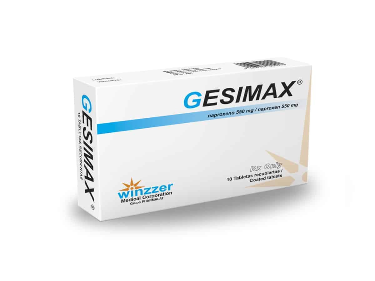 GESIMAX TABLETAS 550MG X 10