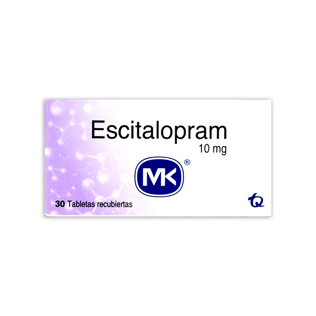 ESCITALOPRAM MK 10MG X 30 TABLETAS