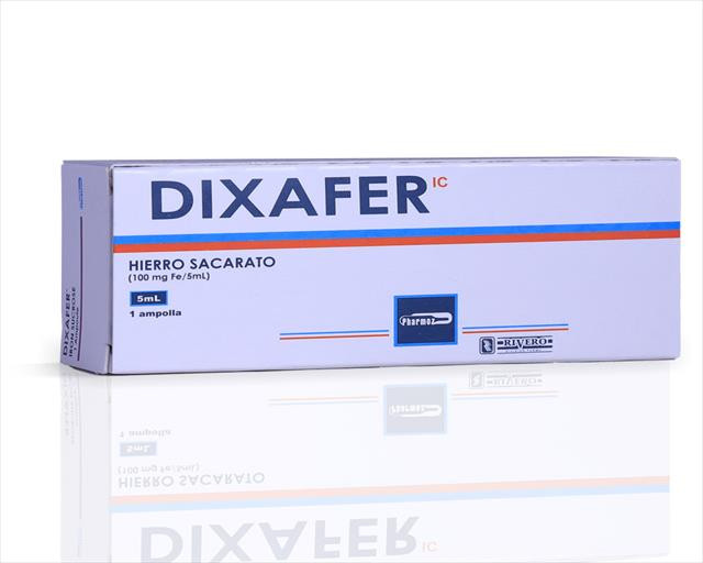 DIXAFER AMPOLLA 100MG/5ML X 1