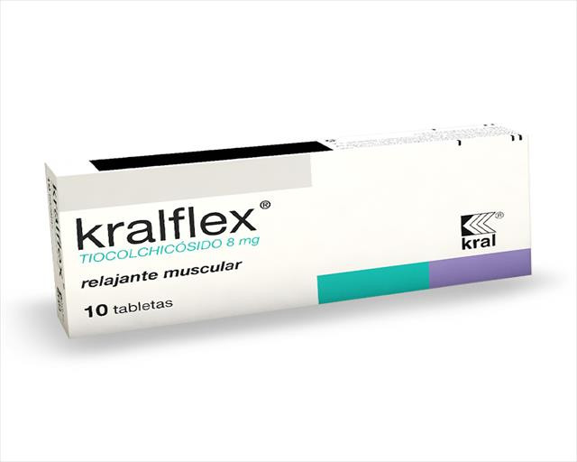 KRALFLEX 8MG X 10 TABLETAS