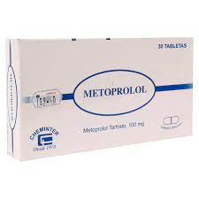 METOPROLOL 100 MG X 30 TABLETAS