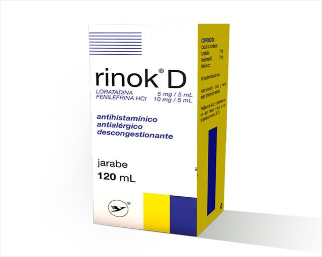 RINOK D 5/10MG X 120ML JARABE