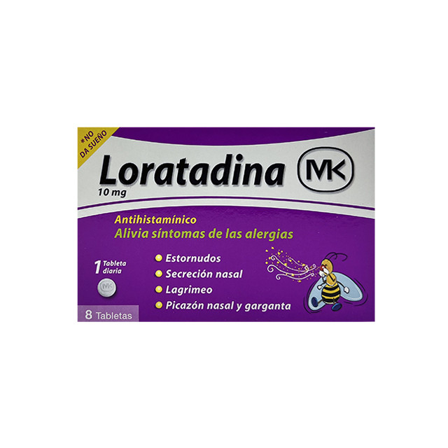 LORATADINA MK 10MG X 8 TABLETAS