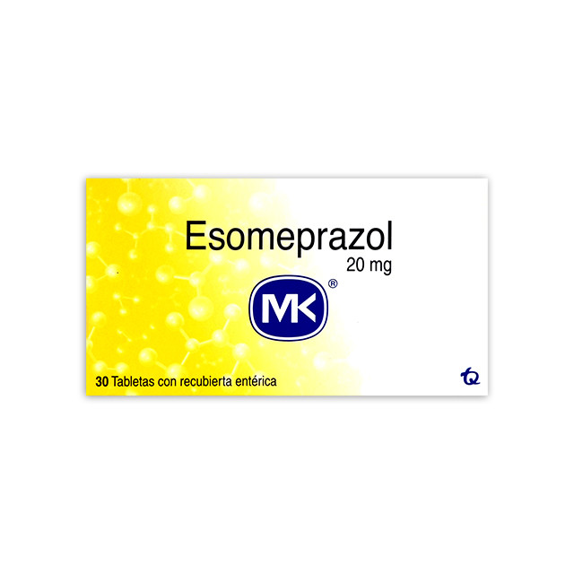 ESOMEPRAZOL MK 20MG X 30 TABLETAS