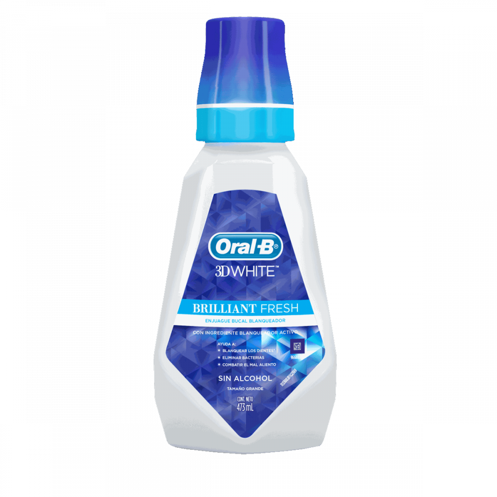 ENJUAGUE BUCAL ORAL-B 3D WHITE X 473ML