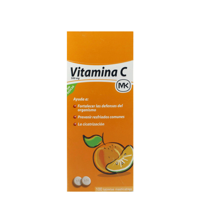 VITAMINA C MK TABLETAS 500MG X 10 (1BLISTER)