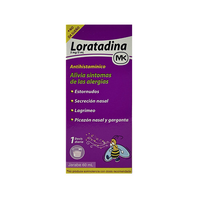 LORATADINA MK 5MG/5ML X 60ML JARABE