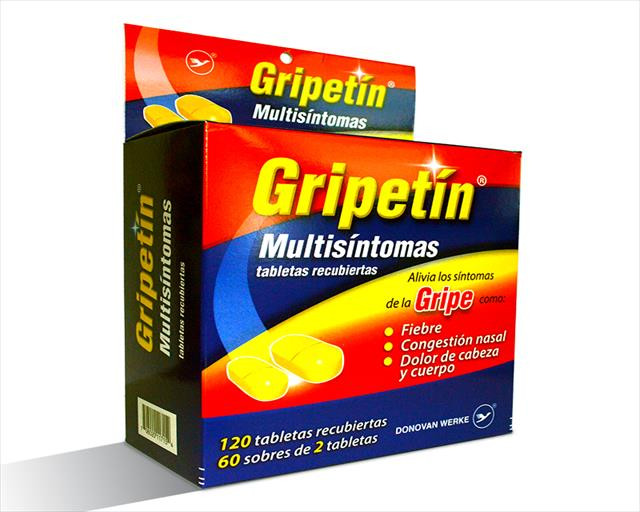 GRIPETIN MULTISINTOMAS X 120 TABLETAS (DISPENSADOR)