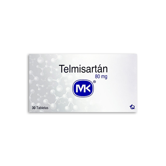 TELMISARTAN MK 80MG X 30 TABLETAS