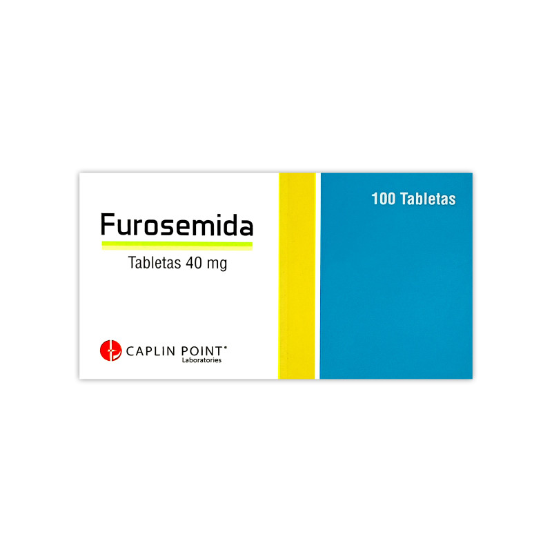 FUROSEMIDA CAPLIN TABLETAS 40MG X 100