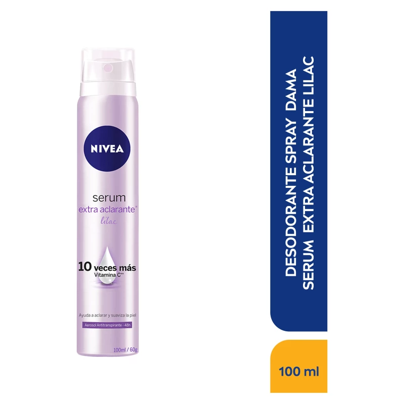 NIVEA DEO SPRAY SERUM XTRA ACLARANTE X 100ML