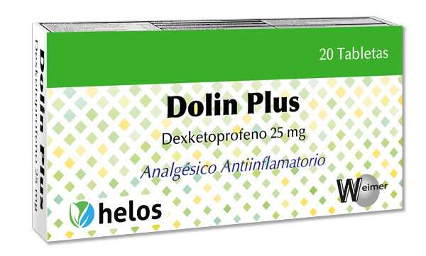 DOLIN PLUS 25 MG X 10 TABLETAS