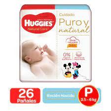 HUGGIES NAT CARE MAXI P X 26