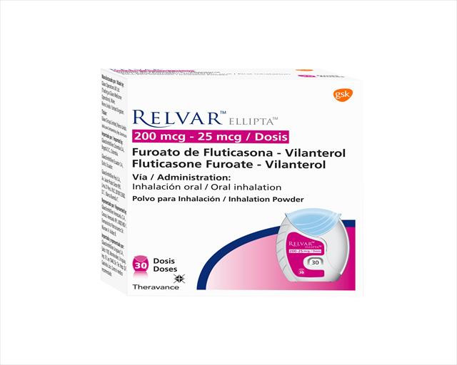 RELVAR ELLIPTA 200-25MCG X 30 DOSIS