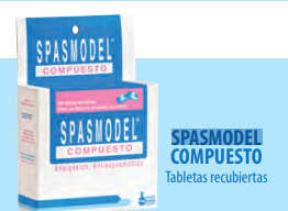 SPASMODEL COMPUESTO FORTE TABLETAS 125MG/20MG X 10