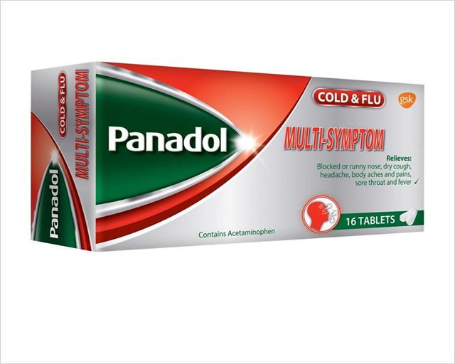 PANADOL MULTISINTOMAS X 16 TABLETAS