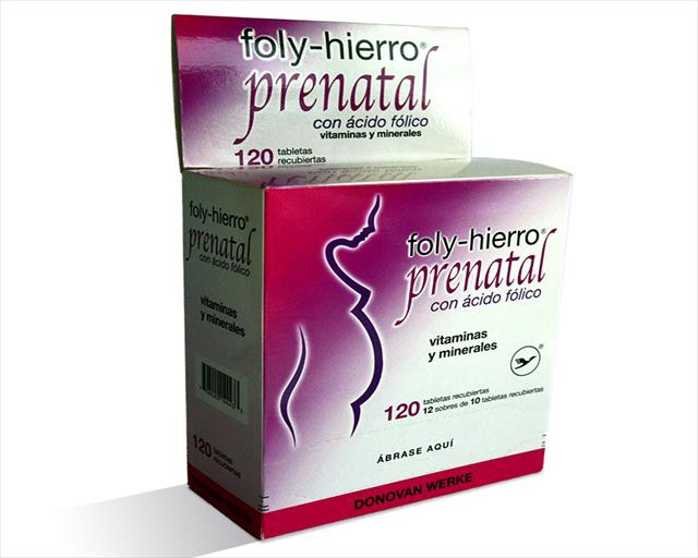 FOLY HIERRO PRENATAL X 120 TABLETAS (DISPENSADOR)