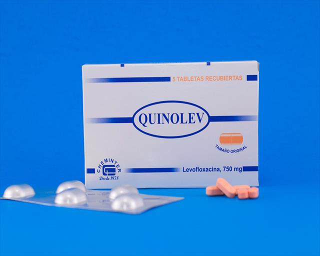 QUINOLEV 750MG X 5 TABLETAS