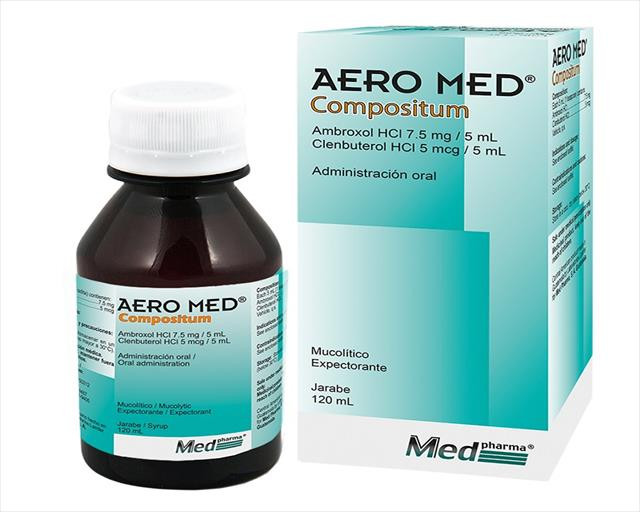 AERO MED COMPUESTO JARABE 7.5 MG/5MCG X 120 ML