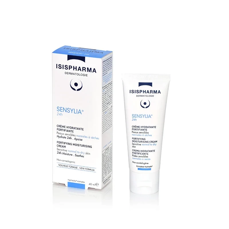 CREMA FACIAL SENSYLIA 24H PIEL NORMAL Y SENSIBLE 40ML