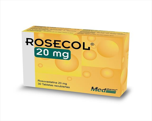 ROSECOL TABLETAS 20MG X 30