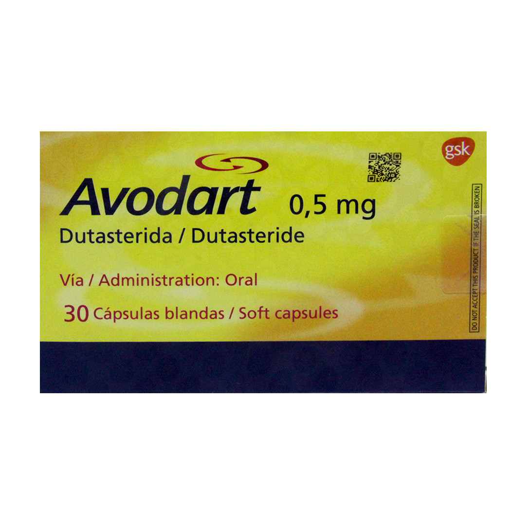 AVODART 0.5MG X 30 CAPSULAS