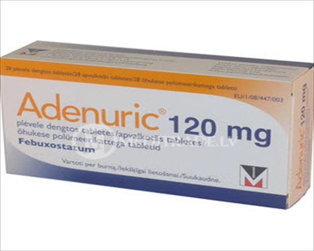 ADENURIC COMPRIMIDOS 120MG x 28