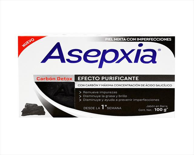 ASEPXIA JABON CARBON DETOX EFECTO PURIF X 100G