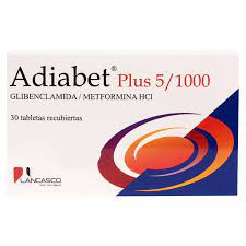 ADIABET PLUS TABLETAS 5/1000MG X 30