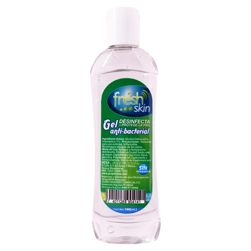 ALCOHOL GEL ANTIBACTERIAL VESA X 190 ML