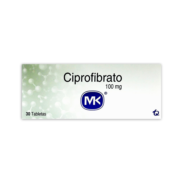 CIPROFIBRATO MK 100MG X 30 TABLETAS