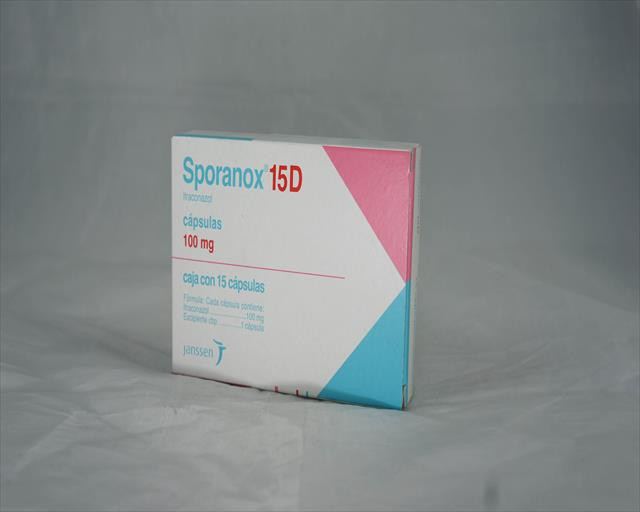 SPORANOX 15 D 100 MG X 15 CAPSULAS