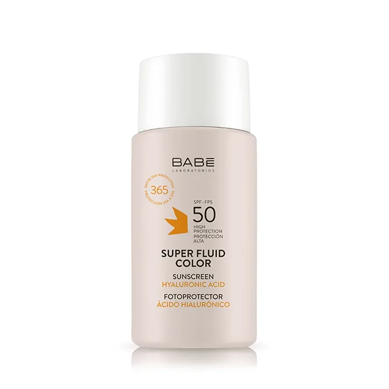 SUPER FLUIDO CON COLOR 50+ BABE CREMA X 50ML