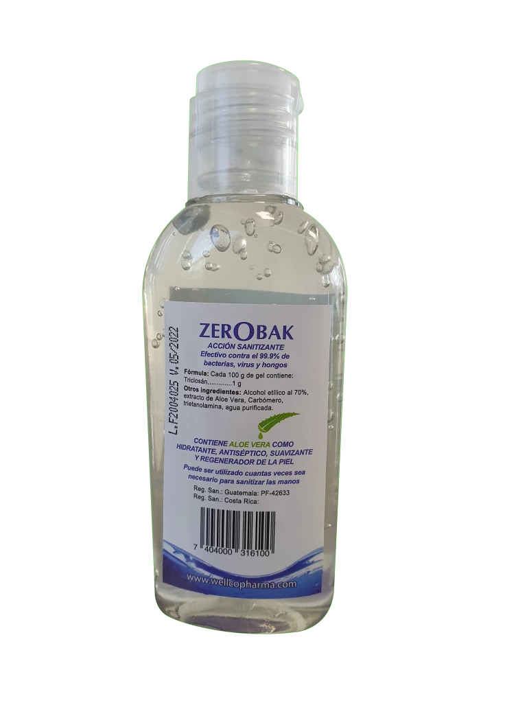 ZEROBAK ALCOHOL EN GEL X 60 G