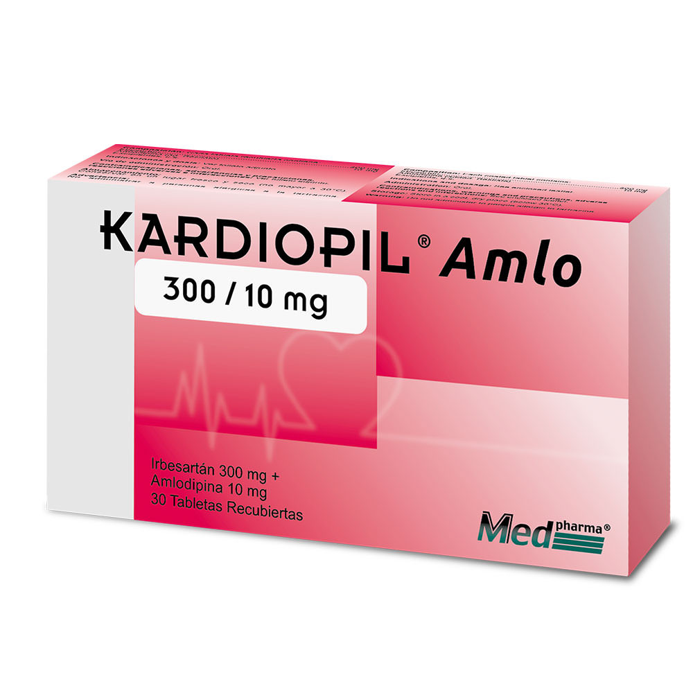 KARDIOPIL AMLO TABLETAS 300/10MG X 30