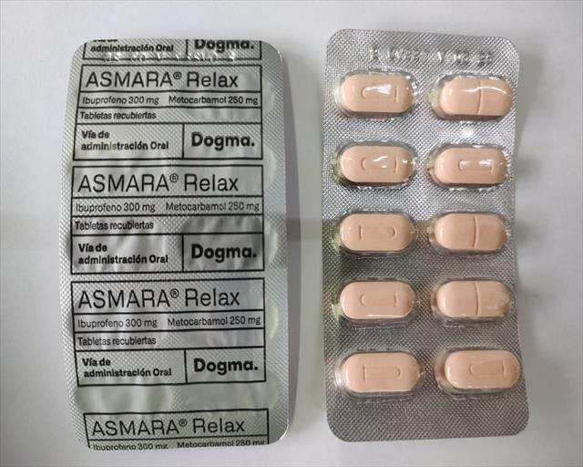 ASMARA RELAX 300/250MG TABLETAS X 10 (1Blister)