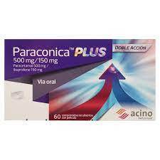 PARACONICA PLUS TABLETAS 500/150MG X 60