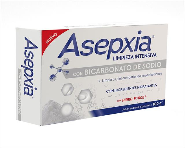 ASEPXIA JABON BARRA BICARBONATO X 100G