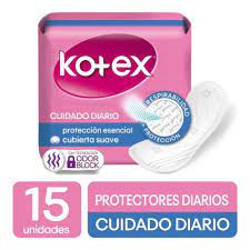 KOTEX PROTECTORES DAYS DUO ANATOMICOS X 15