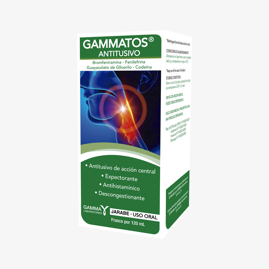 GAMMATOS ANTITUSIVO X 120 ML