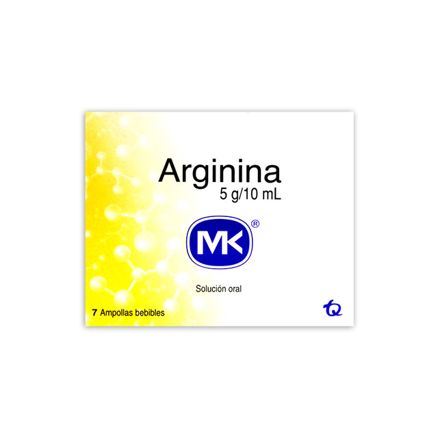 ARGININA MK AMPOLLAS BEBIBLES 5G/10ML X 7