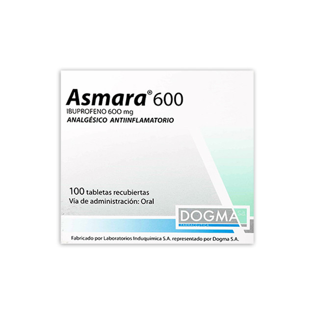 ASMARA 600 MG X 100 TABLETAS