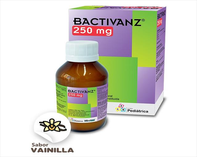 BACTIVANZ JARABE 250MG/5ML X 60ML