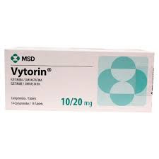 VYTORIN TABLETAS 10/20 X 14