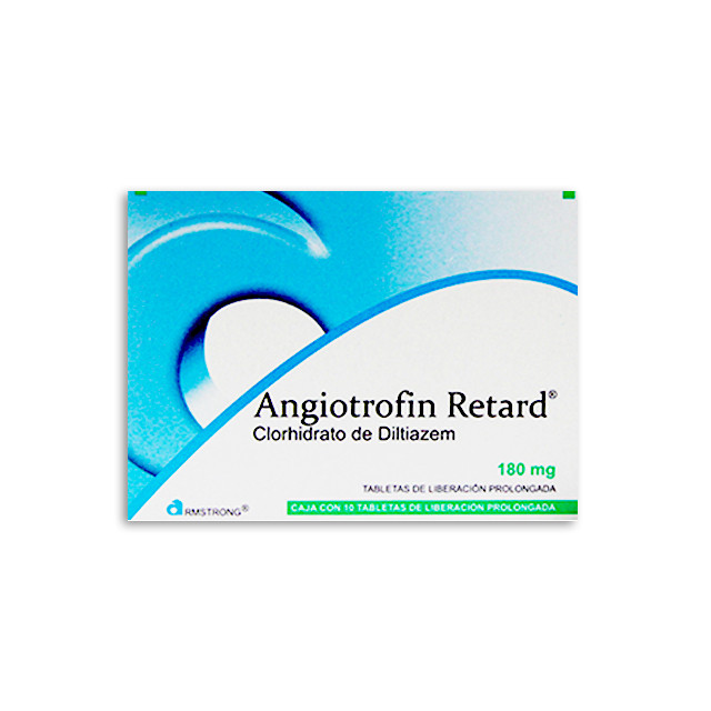 ANGIOTROFIN RETARD 180 MG X 10 TABLETAS