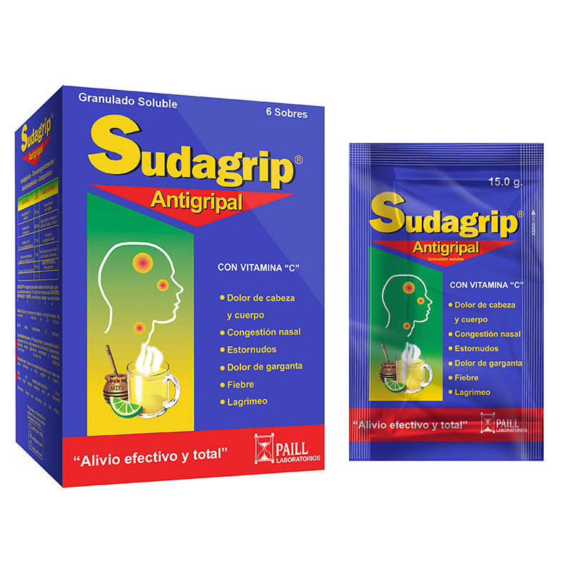 SUDAGRIP ANTIGRIPAL X 6 SOBRES