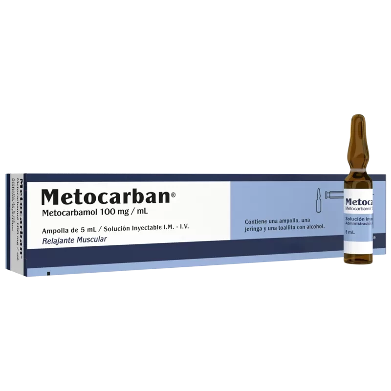 METOCARBAN 100 MG X 5ML INYECTABLE