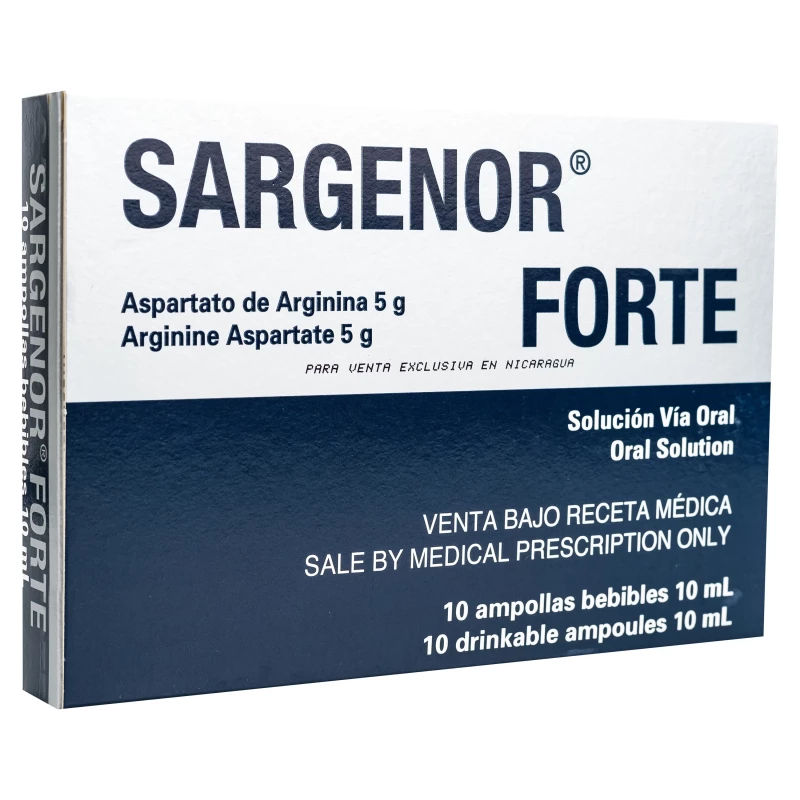 SARGENOR FORTE 5G X 10 AMPOLLAS BEBIBLES